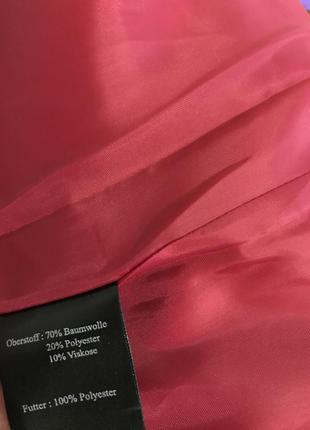 Супер мини юбка букле hallhuber оранжево розовая лапка4 фото