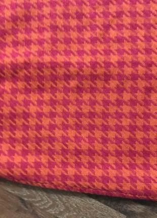 Супер мини юбка букле hallhuber оранжево розовая лапка5 фото