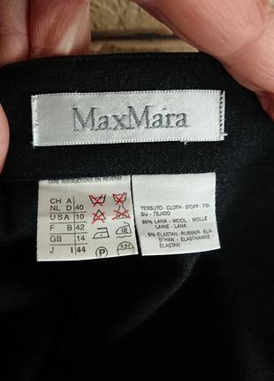 Max mara шерстяная стрейчевая юбка прямого кроя размер м5 фото