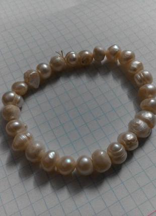 Браслет  из натурального жемчуга