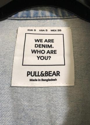 Джинсова куртка pull&bear2 фото