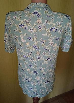 Женская блуза в цветы блузка блузочка размер 46/482 фото
