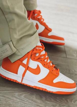 🧡nike dunk syracuse premium🧡😍36рр - 45рр😍кроссовки найк данк премиум, кросівки весна-осінь