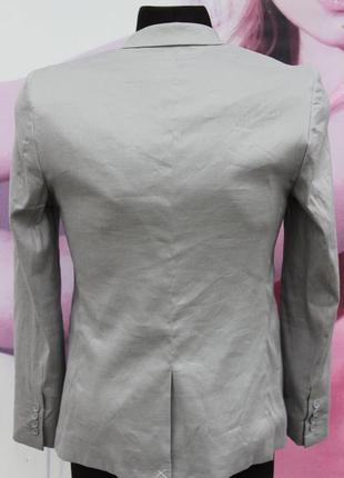 Красивый мужской пиджак asos 65% лен 33% котон4 фото