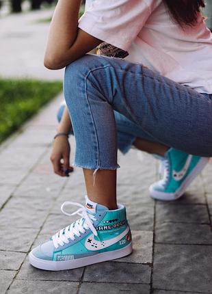 Кросівки blazer mid "game over" кроссовки