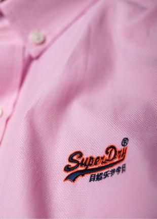 Сорочка з вишивкою на гудзиках superdry premium7 фото