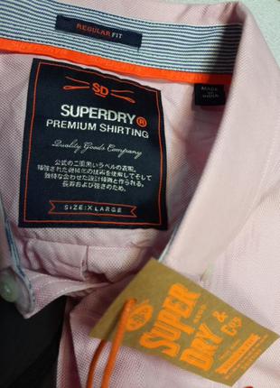 Сорочка з вишивкою на гудзиках superdry premium9 фото