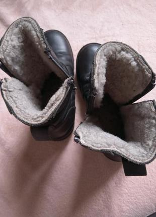 Шкіряні чоботи черевики4 фото