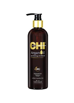 Профессиональный шампунь chi argan oil shampoo с аргановым маслом, сша