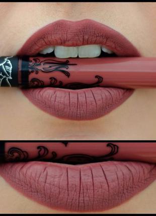 Жидкая матовая губная помада kat von d everlasting liquid lipstick оттенок lolita6 фото