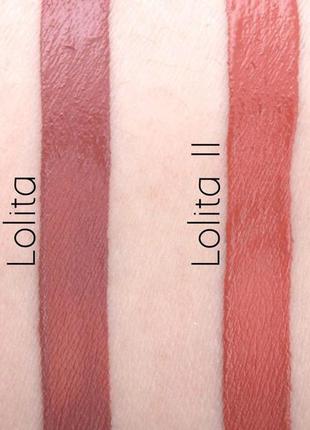 Жидкая матовая губная помада kat von d everlasting liquid lipstick оттенок lolita8 фото