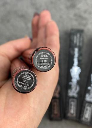 Жидкая матовая губная помада kat von d everlasting liquid lipstick оттенок lolita ii6 фото