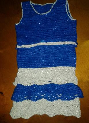 Сарафан ручна в'язка