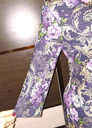 Платье в цветочный принт. 4