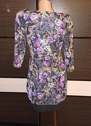 Платье в цветочный принт. 5