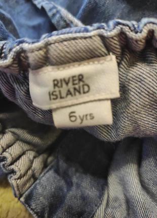 Джинсове сукню river island на 5-6років5 фото