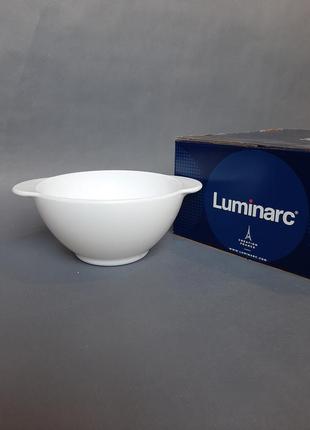 Бульонница,піала з ручками luminarc