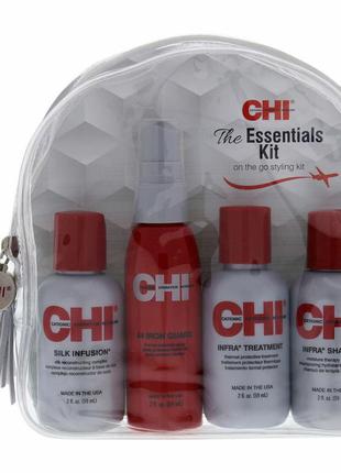 Професійний набір по догляду за волоссям chi infra the essentials kit usa