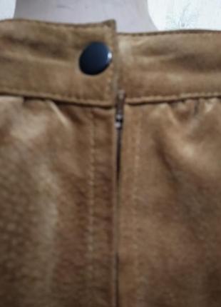 Юбка кожаная с двумя внутренними карманами stephani style4 фото