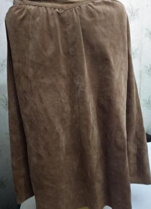 Юбка кожаная с двумя внутренними карманами stephani style2 фото