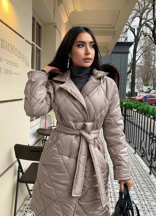 Плащ зимний