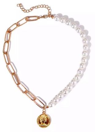 Підвіска перлини в золоті