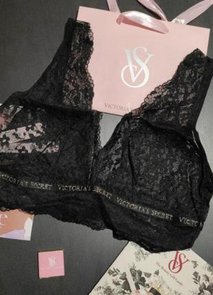 Шикарный кружевной лиф топ бралет бюстгальтер р.с 34а,34в,32c,32d💕victoria's secret виктория сикрет вікторія сікрет оригинал4 фото