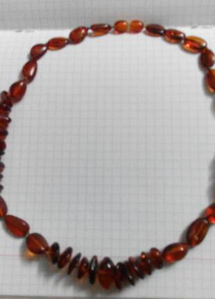 Янтарь, янтарное ожерелье прибалтика 70гг ссср1 фото