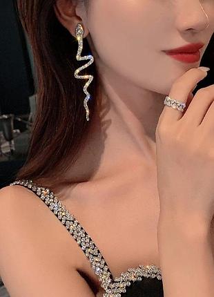 Сережки змеи 3