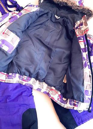 Куртка і комбез, зимовий лижний термо костюм на дівчинку, можна на хлопчика, hi-tec2 фото