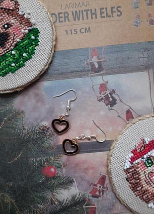 Бижутерия сердечки украшения ручная работа hand made