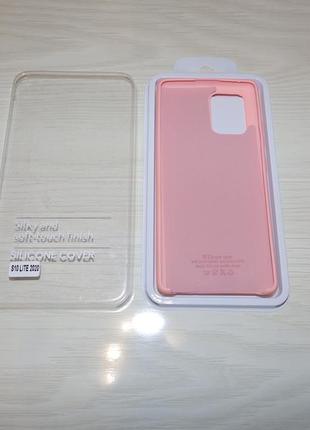 Чехол silicone cover samsung galaxy s10 lite5 фото