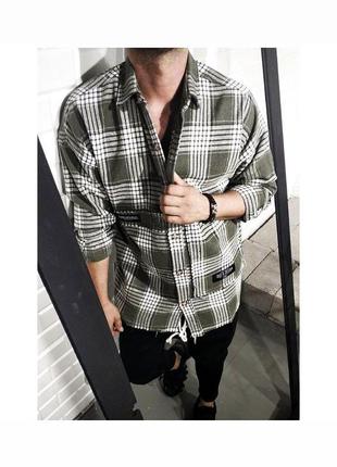 Теплая рубашка, рубашка куртка, рубашка оверсайз