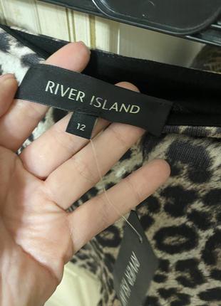 Шорты купальные леопардовый принт плавки с высокой посадкой от бренда river island4 фото