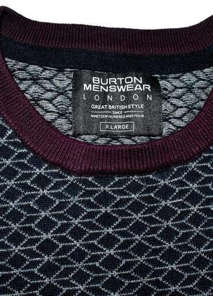 Burton menswear джемпер  с геометрическим рисунком сверху. хл9 фото