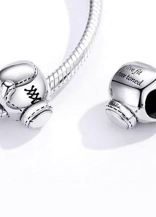 Серебряный шарм на браслет