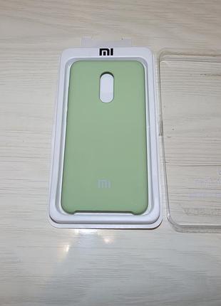 Чохол silicone cover для xiaomi redmi 5 сіро-зелений