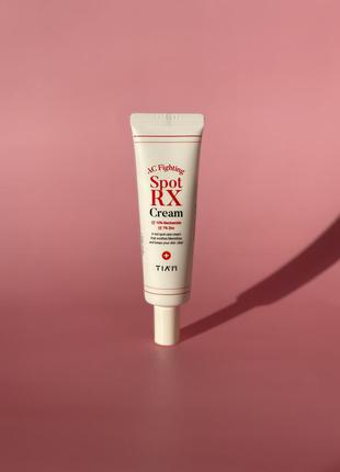 Точковий крем проти запалень tiam ac fighting spot rx cream, 30 г1 фото