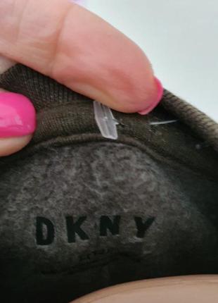 Свитшот dkny хаки с пайетками 3
