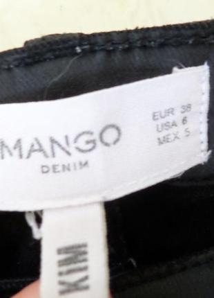 Mango штани під шкіру s-m3 фото