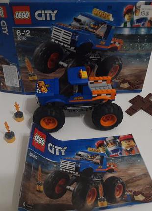 Lego city 60180 грузовик-монстр — цена 450 грн в каталоге Настольные игры ✓  Купить детские товары по доступной цене на Шафе | Украина #85914240
