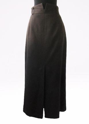 Длинная (90см) полушерстяная юбка-карандаш бренда rosner, германия1 фото