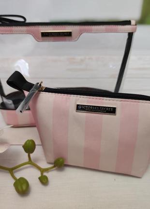 Ідея для подарунка зручна косметичка 2в1 am/pm beauty bag duo💕victorias secret вікторія сікрет вікторія сікрет оригінал3 фото