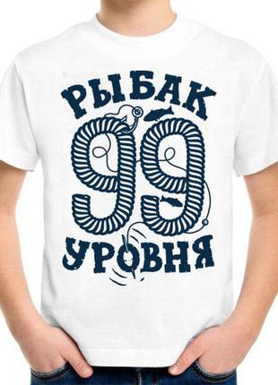 Чоловіча футболка для рибалки "рибак 99 рівня" push it