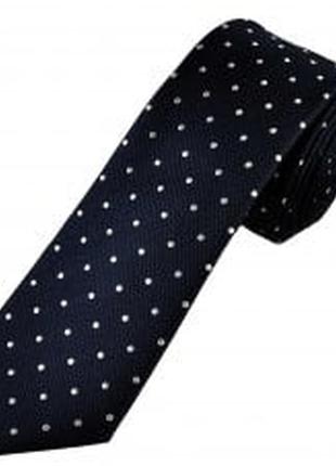 Узкий галстук в горошек для мальчика