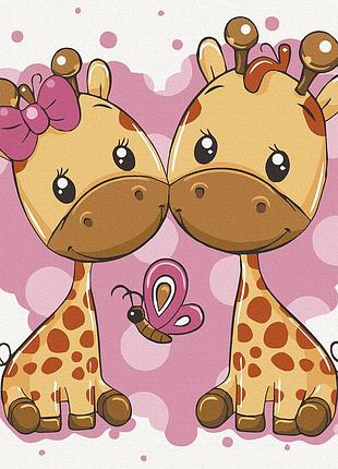 Картина за номерами жирафики 15542-ac