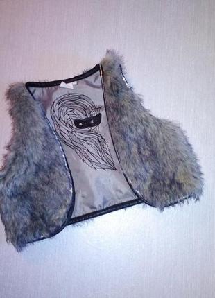 Хутряна жилетка 7-8 років
