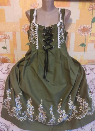 Карнавальна сукня баварка попелюшка розмір 42