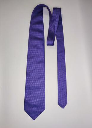 Baumler шелковый фиолетовый галстук2 фото
