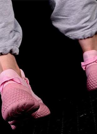 Жіночі кросівки adidas yeezy spiy-550 / рожеві5 фото